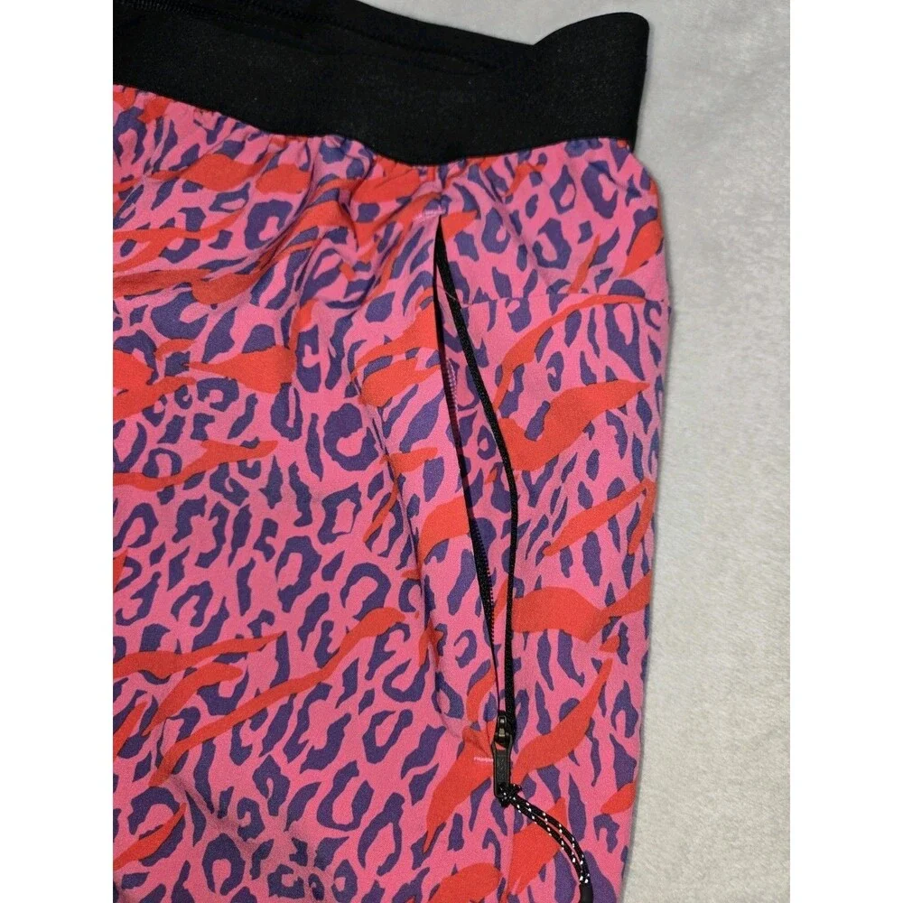 Mens Adidas Aeroready Cody Rigsby HIIT Shorts Animal Print 2 In 1 2XL 36x7 Pink